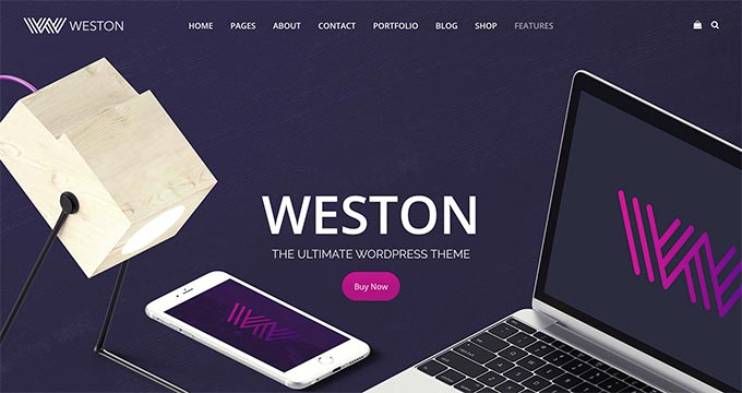 Artisto fullscreen portfolio for artists using Wordpress 