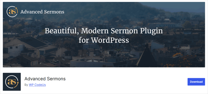Plugin Advanced Sermons
