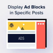 How to display ad blocks in specific posts in WordPress