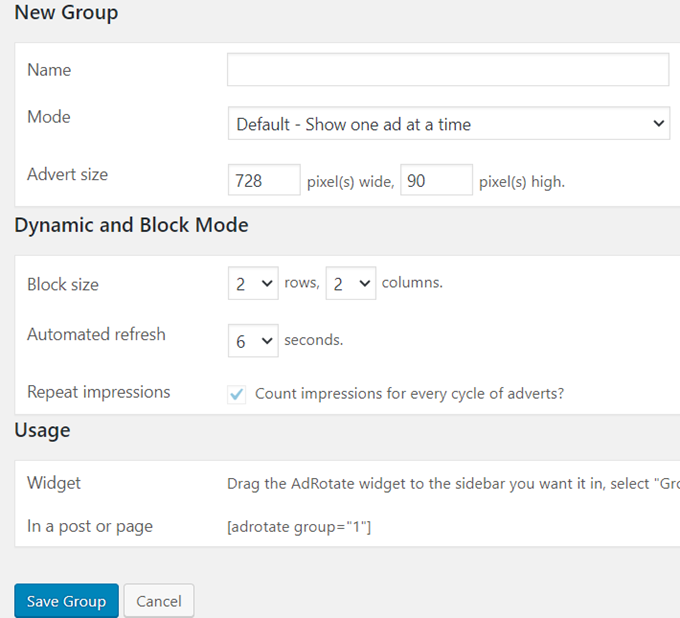 WebHostingExhibit new-group How to Manage Ads in WordPress with AdRotate Plugin  