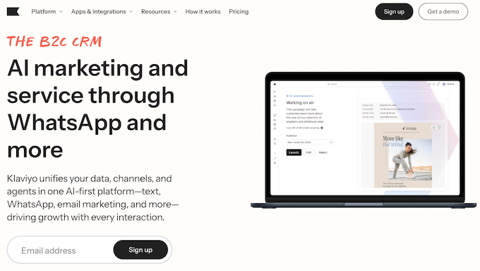 Klaviyo (Best for Predictive AI Analytics) Klaviyo (Best for Predictive AI Analytics)