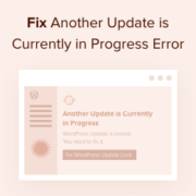 How to Fix ‘Another Update is Currently in Progress’ Error in WordPress