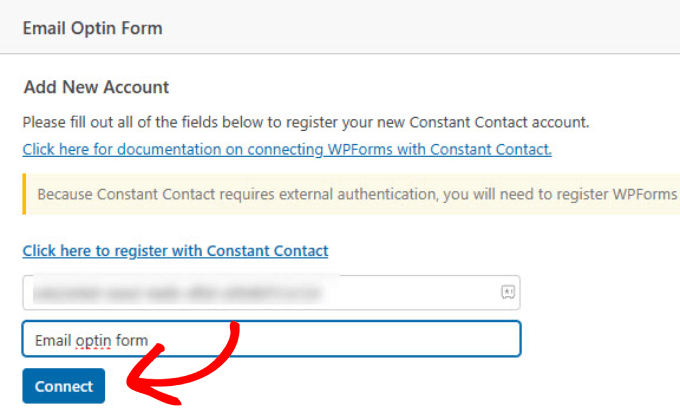 WebHostingExhibit Connect-Constant-Contact-to-WPForms-1 How to Use Contact Form to Grow Your Email List in WordPress  
