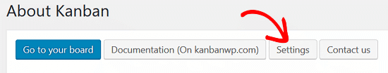 Kanban Boards for WordPress Plugin - Settings