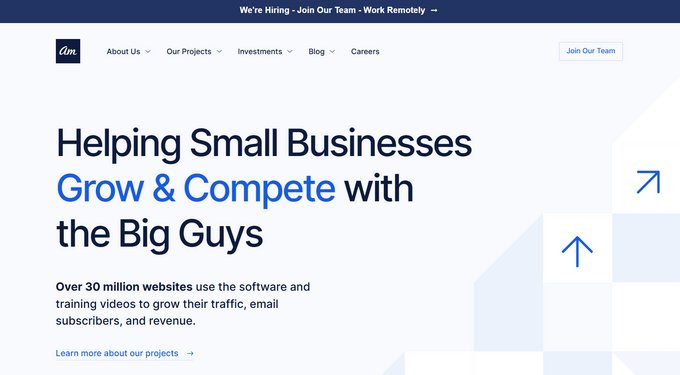 Site-ul Awesome Motive