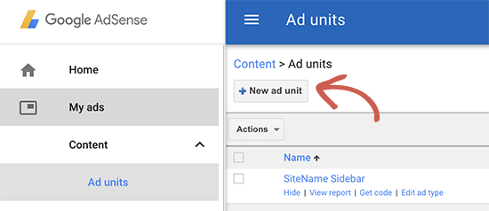 在 Google AdSense 中创建新的广告单元