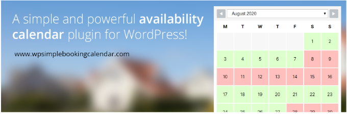 WP Simple Booking calendar