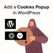 How to Add cookies popup in WordPress