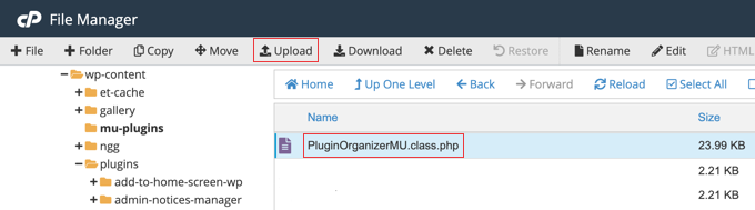 Upload MU Plugin