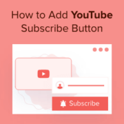 How to add YouTube subscribe button in WordPress