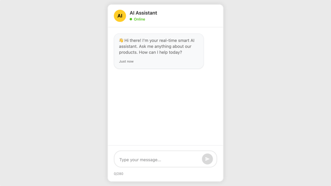 StoreAgent AI Chatbot