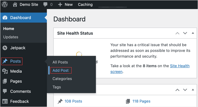 Adding content to your site from the app Adding a New Post in the WordPress Desktop App