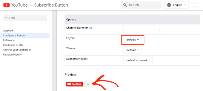YouTube 订阅按钮