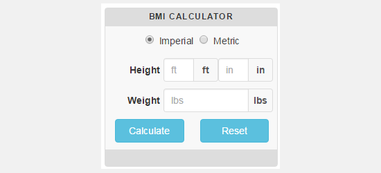 CC BMI Calculator