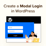 Create a WordPress login popup modal