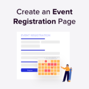 Create an event registration page in WordPress