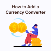 How to add a currency converter in WordPress