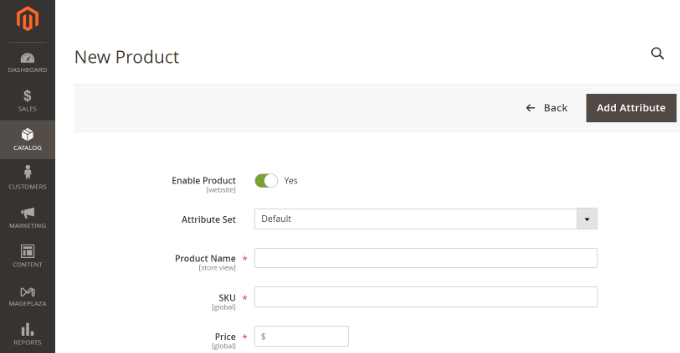 Adding products in Magento