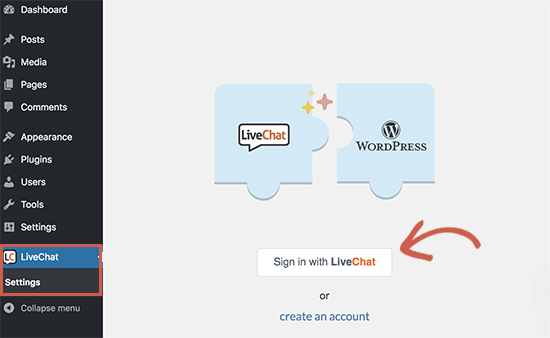 Connect LiveChat