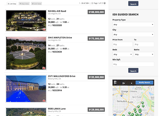 IDX Real Estate Websites by Real Geeks