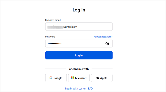 Logga in på ditt LiveChat-konto Logga in på ditt LiveChat-konto