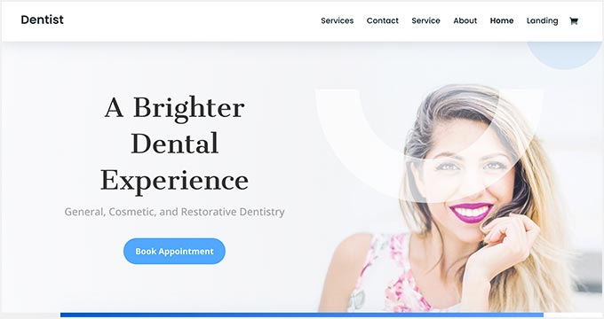 Divi dentist theme