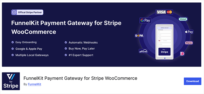 FunnelKit Payment Gateway for Stripe WooCommerce