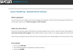 How to Fix the 504 Gateway Timeout Error in WordPress