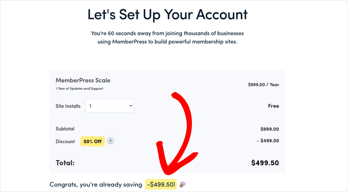 Plano MemberPress Scale e código de desconto