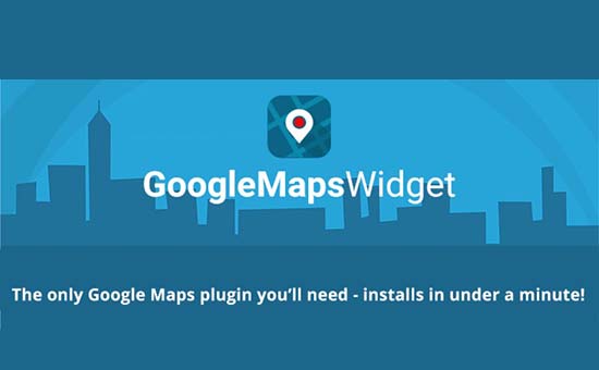 Google maps widget