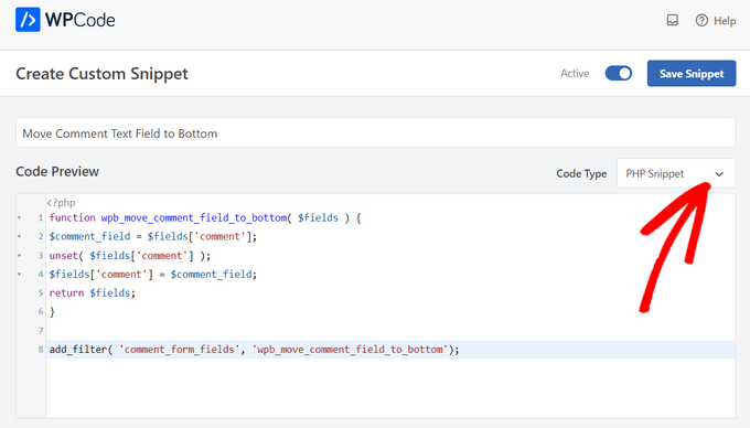 Paste code into Code Preview box and select the Code Type Paste code into Code Preview box and select the Code Type