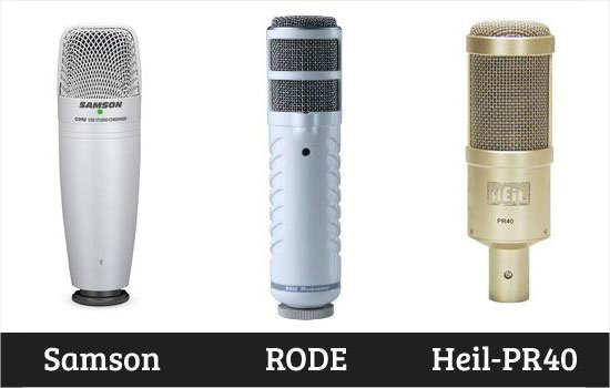 Buying a professional microphone for podcasting