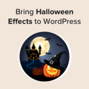 Ways to bring Halloween effects to your WordPress site