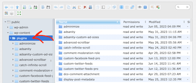 An FTP like file manager, in the WordPress dashboard