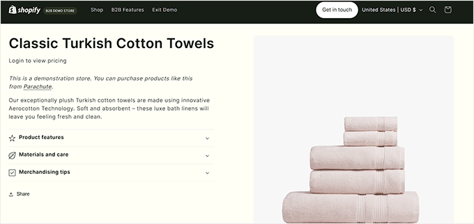 Demo sklepu Shopify Demo sklepu Shopify