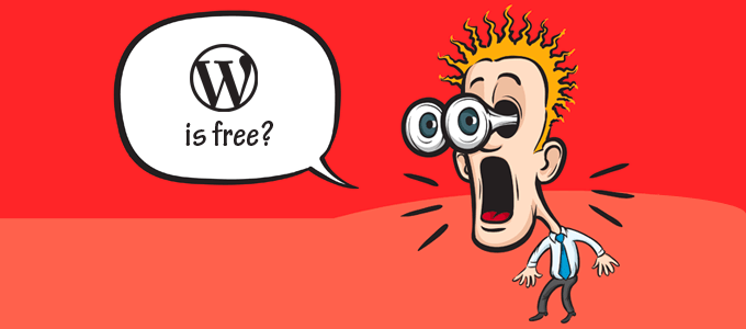 WordPress 是免费的