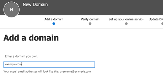 how to create your email domain