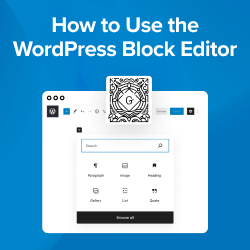 How to use the WordPress block editor