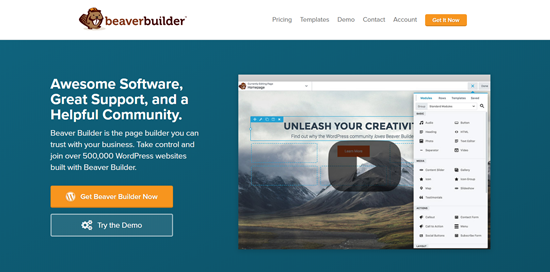 Beaver Builder 最好的 WordPress 页面构建器插件