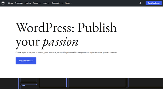 WordPress website