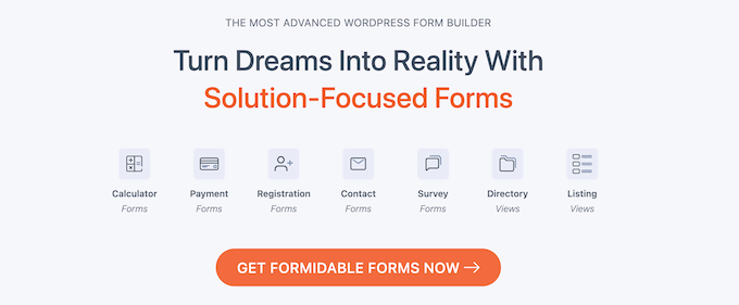 The Formidable Forms WordPress plugin