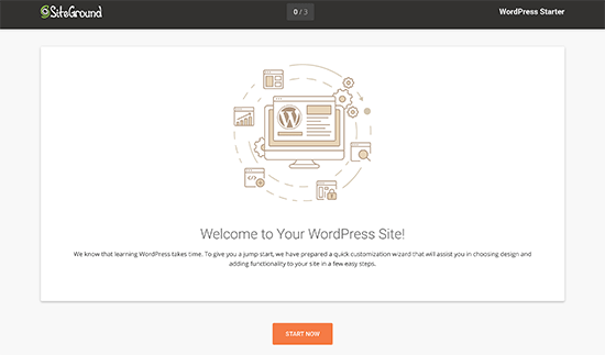 SiteGround WordPress starter