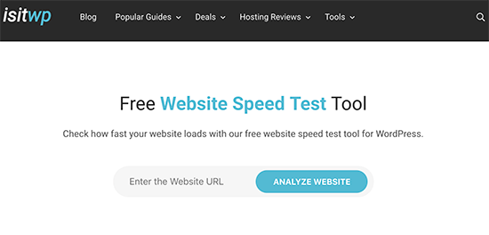 isitvp speed test tool