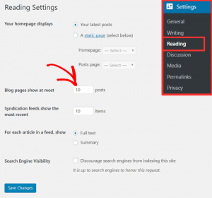 How to Change the Number of Posts Displayed On Your WordPress Blog