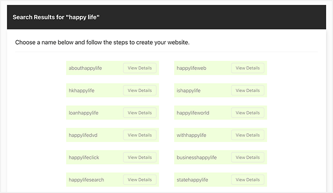 IsItWP Blog Name Generator Search Results