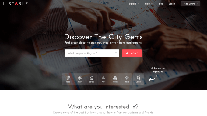 Pixelgrade's Listable