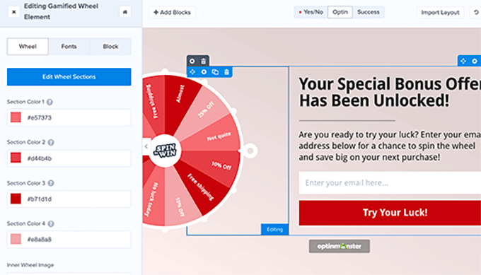 OptinMonster Spin a Wheel for WooCommerce