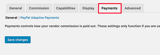 WC Vendors payments