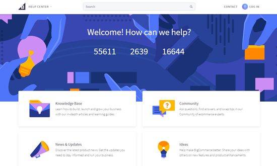 BigCommerce Help Center for Support