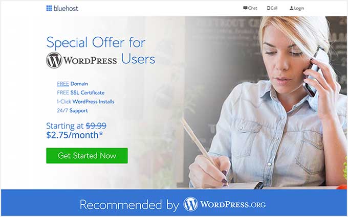 Bluehost web hosting packages